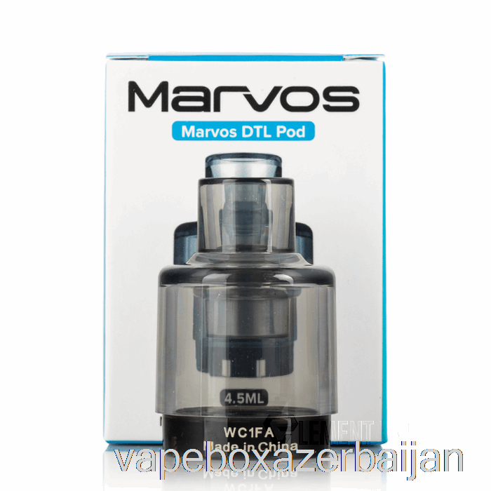 E-Juice Vape Freemax MARVOS T Replacement Pods 4.5mL PCTG Pods (Black)